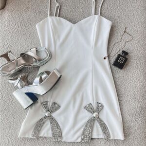 Amazing Lace Pretty Little Thing White Dress